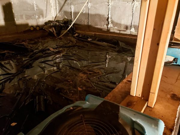 Crawlspace Water Cleanup in Pottstown